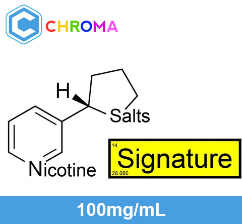 Wholesale Signature™ Nicotine Salts™ - 100mg/mL, USP Chroma