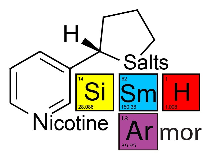 Nude ARMOR Nicotine Salts Combo Logo - Nude Nicotine