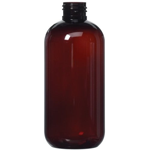 Amber PET Plastic Bottle